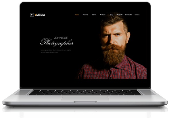 Happy business owner with her new website